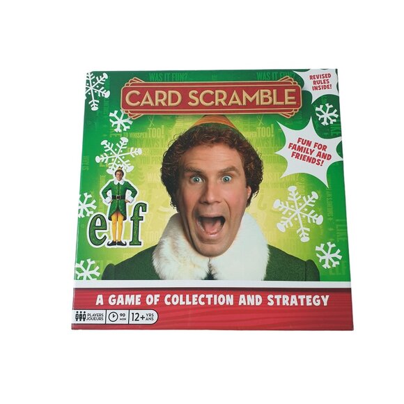 Elf Will Farrell Card Scramble Game New Warner Brothers Family Game Night - Picture 1 of 3